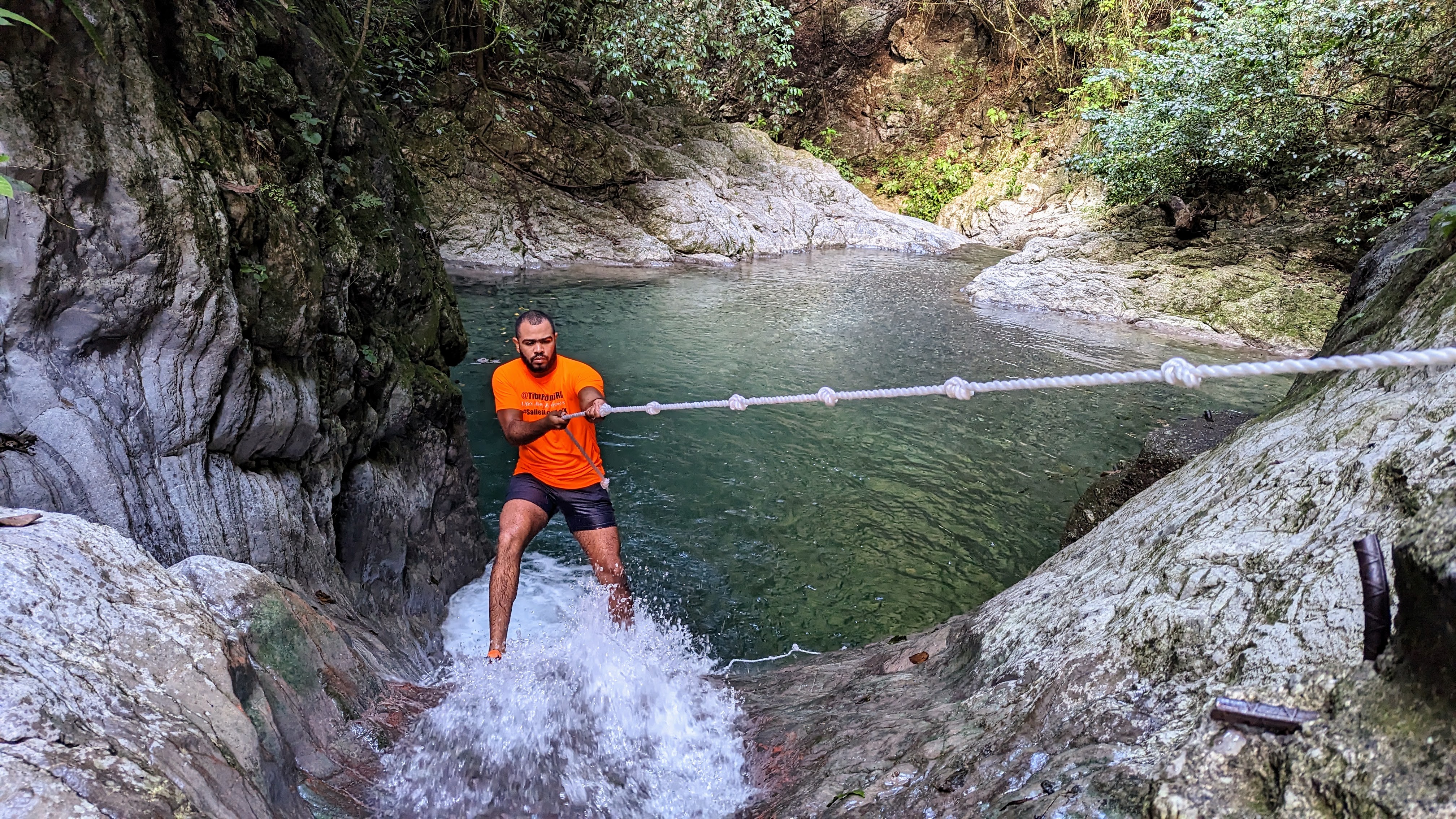 Rapelling the Tabernacle